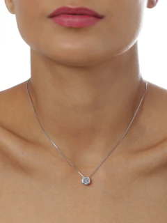 COLAR PONTO DE LUZ BEZEL - loja online
