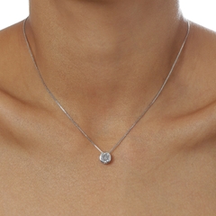 COLAR PONTO DE LUZ BEZEL - Adrélle Semijoias