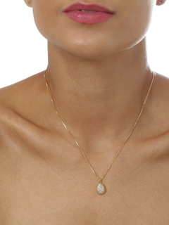 COLAR GOTA OCA CRAVEJADA - tienda online