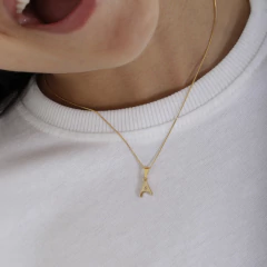 COLAR INICIAL DELICADA LISA INFANTIL - buy online