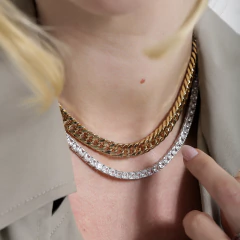 CHOKER ELOS DUPLO MAX - Adrélle Semijoias