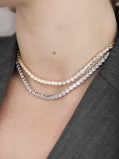 CHOKER RIVIERA CRISTAL 4MM - online store