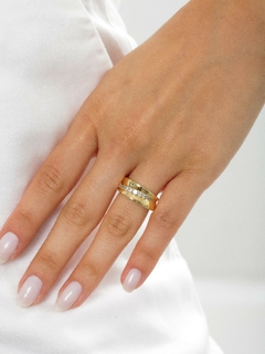 ANEL LISO COM MICROZIRCONIA en internet