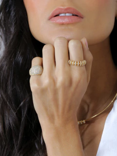 ANEL CRAVEJADO COM DETALHES DUNE on internet