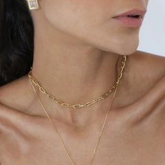 CHOKER ELOS 4,0MM DUNE - Adrélle Semijoias