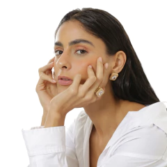 ANEL MAX ZIRCONIA RESINADO RETANGULAR - Adrélle Semijoias