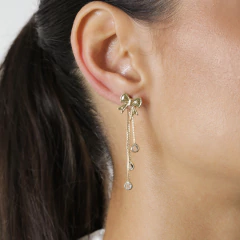 BRINCO EAR JACKET LAÇO COM ZIRCONIA - buy online