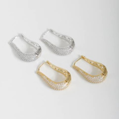 Image of BRINCO ARGOLA GOTA MICRO ZIRCONIA