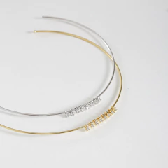 CHOKER ARO COM DETALHES EM ZIRCONIA - Adrélle Semijoias