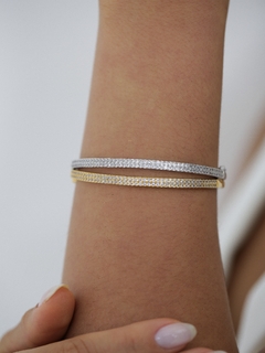 BRACELETE ZIRCONIA DUPLA LUXY na internet