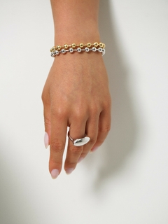 pulseira esferas adrelle semijoias 