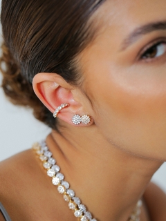 BRINCO ESFERA FLOWER MICRO ZIRCONIA en internet