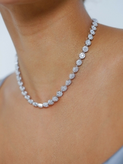 COLAR FOWER COM ZIRCONIA FECHO ZOIA - Adrélle Semijoias