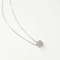 COLAR MINI TREVO CRAVEJADO - buy online