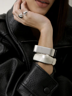 Bracelete Maxi Quadrado - Adrélle Semijoias