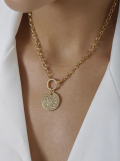 COLAR ELOS PORTUGUES MEDALHA AUSTRIACA