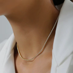 COLAR RIVIERA CRISTAL 2,5MM - buy online