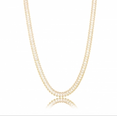 CHOKER RIVIERA BAGUETTE CRISTAL - comprar online