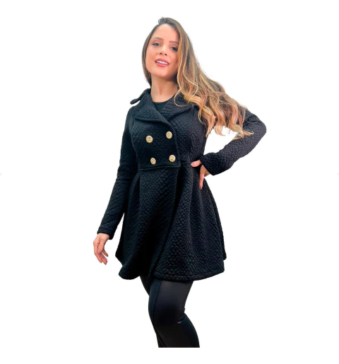 Casaco Sobretudo De Frio C/ Botões