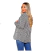 Blazer Feminino Terno Feminino Social Bolso Liso Listrado - loja online