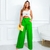 Calça Feminina Pantalona Wide Leg Social Alfaiataria Solta - loja online