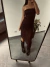 VESTIDO STRAPLESS MESH PRINT en internet