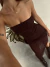 VESTIDO STRAPLESS MESH PRINT
