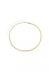 Choker Lía Fita Trançada Banho Ouro 18k - comprar online