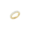 Anel Aurora Cravejado Banho Ouro 18k - comprar online