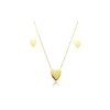 Conjunto Pure Heart Banho Ouro 18k - comprar online