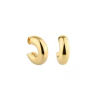 Argola Tubo Banho Ouro 18k - comprar online