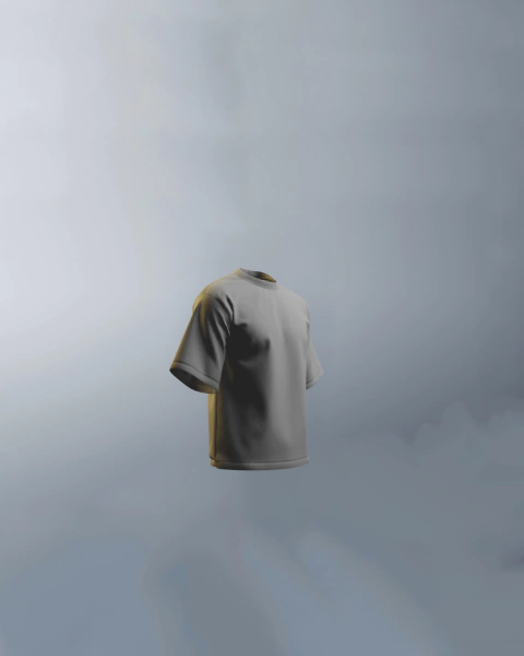 Camiseta Oversized Cinza Pepita de Bismuto FIO 30.1