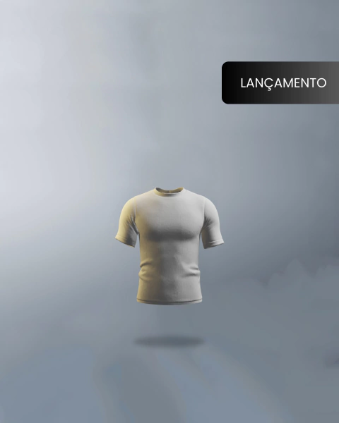 Camiseta Us Drip Slim Cotton Branco Daisy