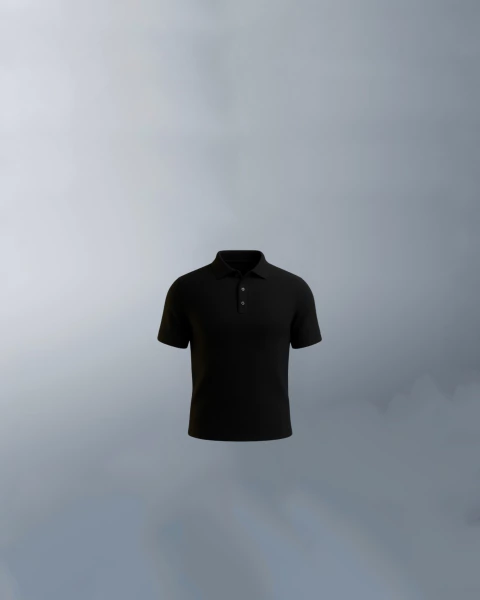 Camiseta Polo Piquet Preto Obsidian - comprar online