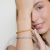 Bracelete entrelaçado banho de prata - Esthera Semijoias - Semijoias banho de ouro 18k e banho de prata