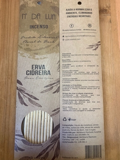 Incenso Erva Cidreira