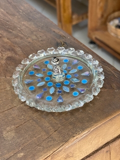 Incensário Artesanal Azul