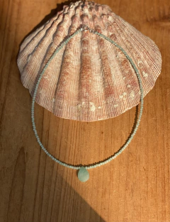 Choker Cristais Naturais - Amazonita