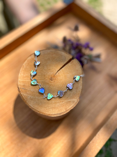 Choker Coração de Abalone