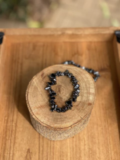 Pulseira Cascalho Hematita - comprar online