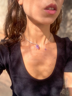 Choker Cosmos Ametista