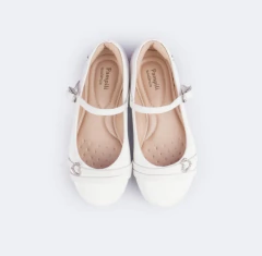 SAPATILHA INFANTIL PAMPILI CORAÇÃO STRASS - 100533 - loja online