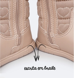 BOTA INFANTIL PAMPILI JUJUBA COMFY CORACOES - 477003 - loja online