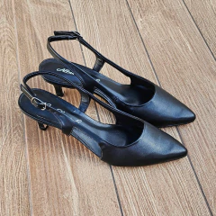 Imagem do SCARPIN CHANEL CALCANHAR ABERTO ALEXIA FERNANDA - VAL10