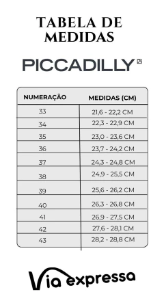 SANDALIA FEMININA PICADILLY FASCITE ANABELA MEDIO - 239025 - Via Expressa Calçados