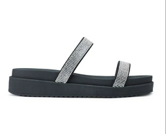 SANDALIA PAPETE BEBECE TIRA COM STRASS - T2227505 - Via Expressa Calçados
