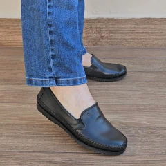 MOCASSIM MASCULINO EM COURO PE DE PRATA - 2020 na internet