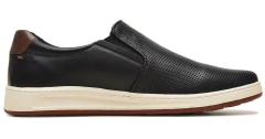 TENIS SLIP CASUAL MASCULINO EM COURO FREEWAY - COOPER023981 - Via Expressa Calçados