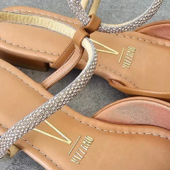 MULE SLINGBACK FEMININO VIZZANO COM STRASS - 12061003 na internet