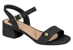 SANDALIA SALTO QUADRADO BAIXO MODARE - 7211101 - Via Expressa Calçados